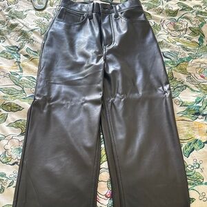 Abercrombie leather pants